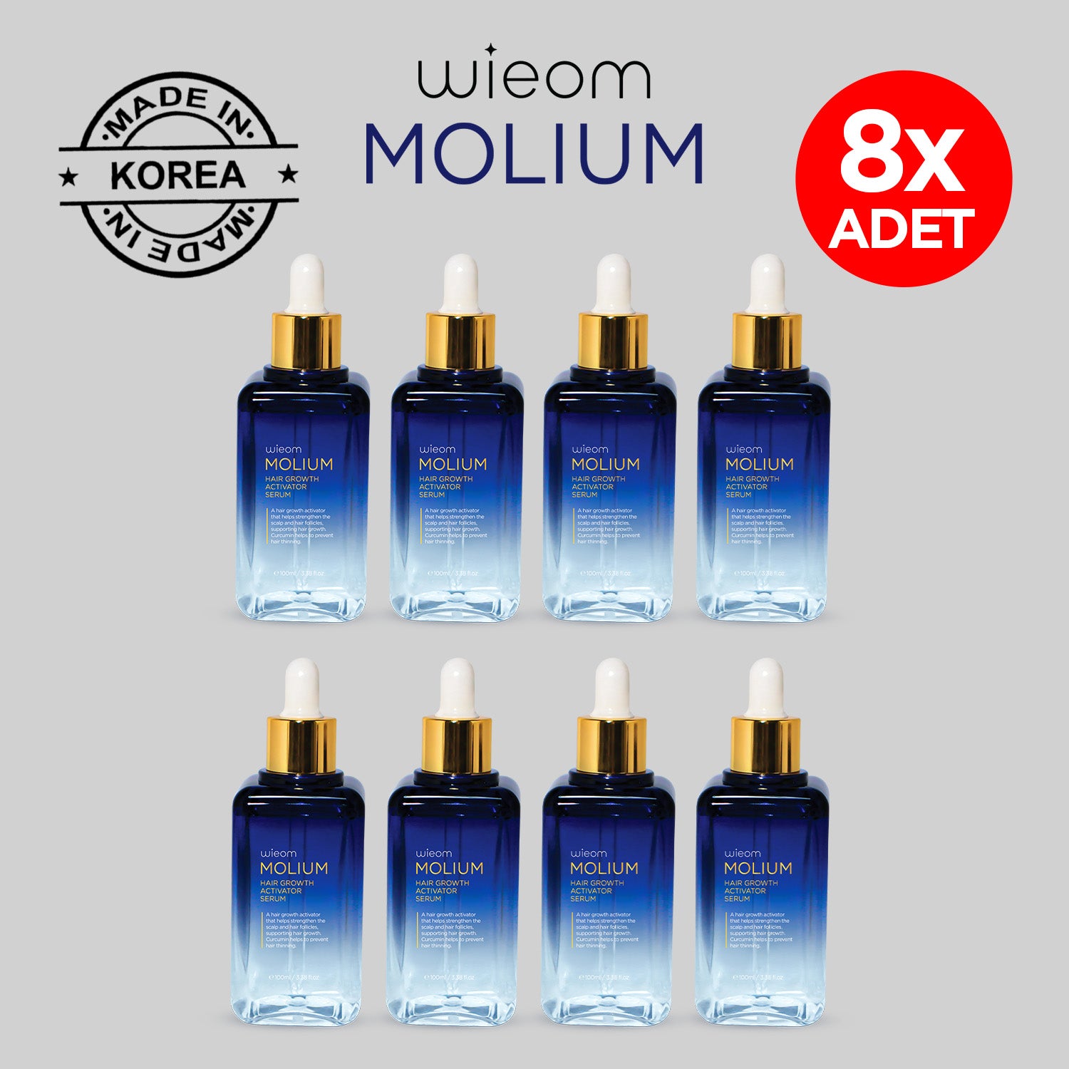 Wieom MOLIUM Hair Activator (100ml - Men/Women)