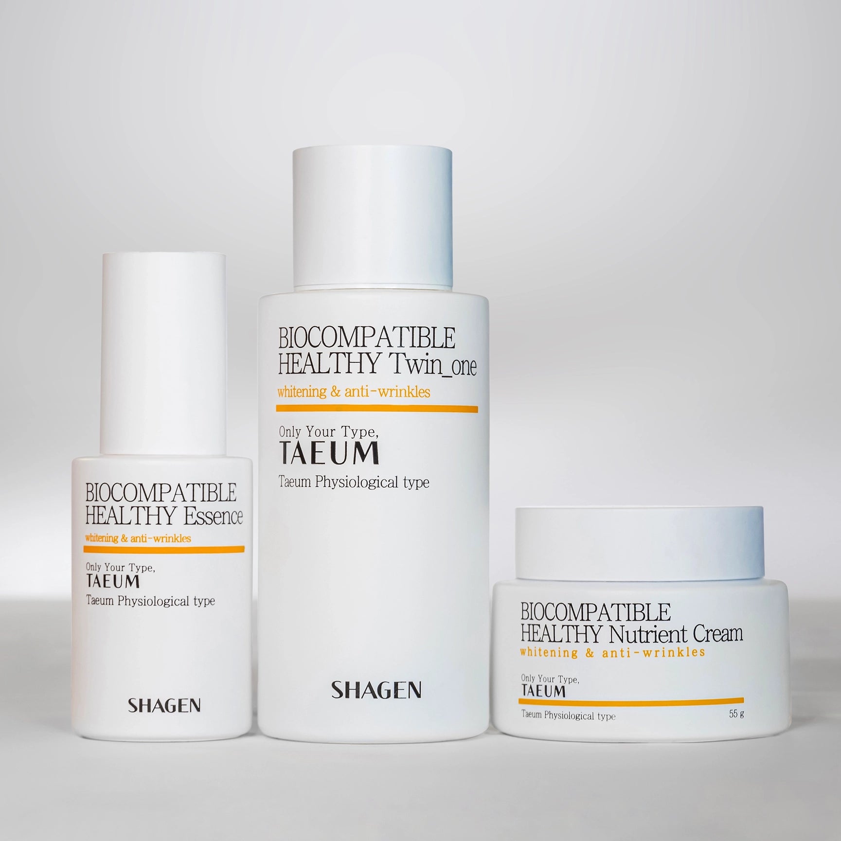 Shagen Taeum (YELLOW) Energy Type 3-Step Set - Fourfold Effect - Total 240ml