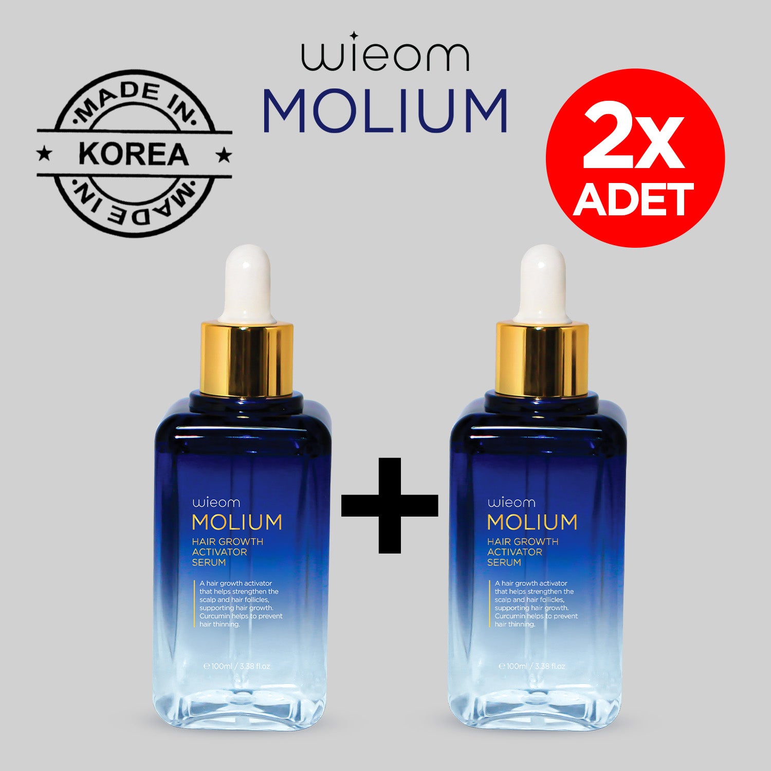 Wieom MOLIUM Hair Activator (100ml - Men/Women)