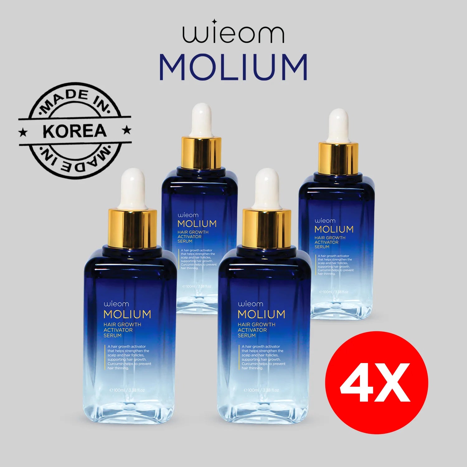 Wieom MOLIUM Hair Activator (100ml - Men/Women)