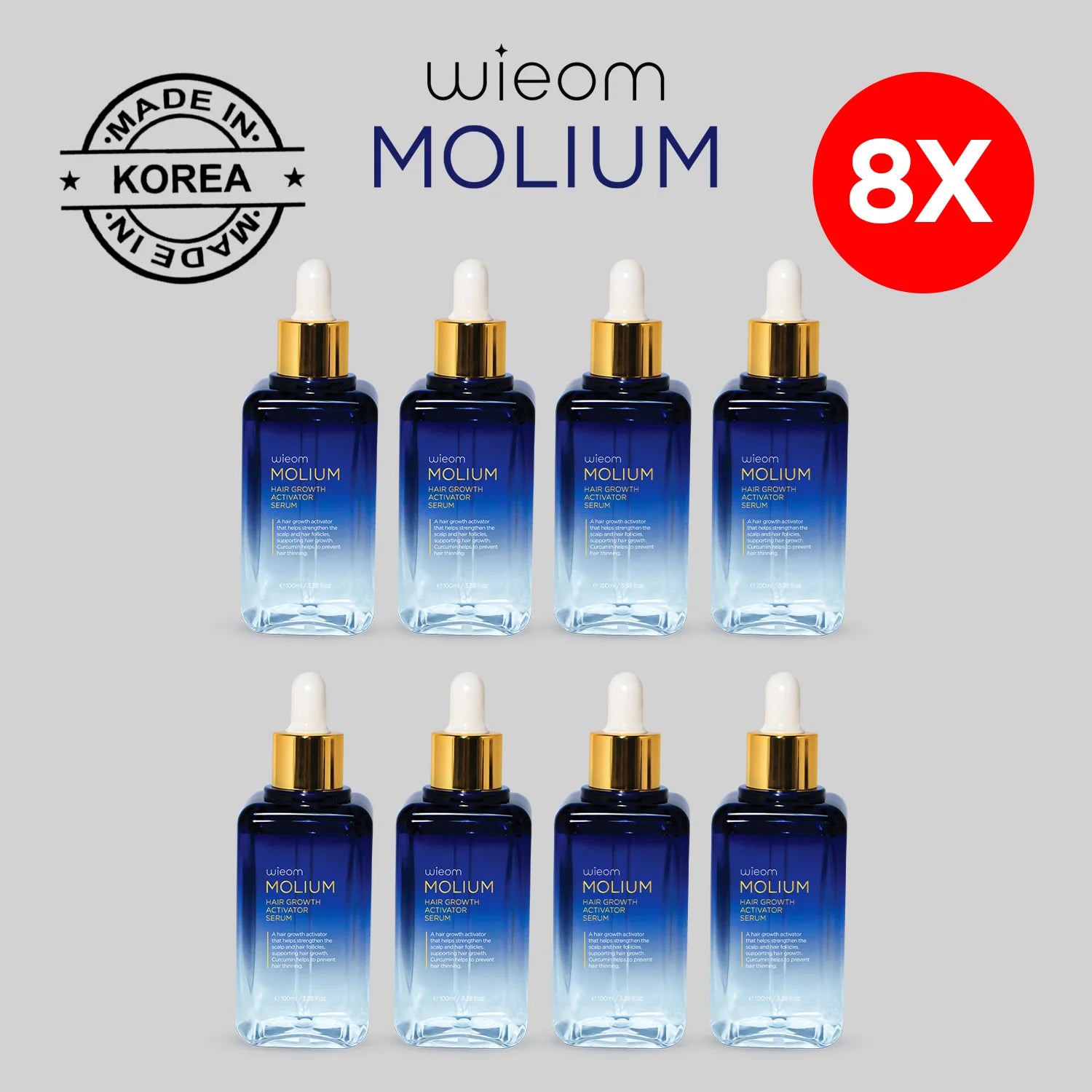 Wieom MOLIUM Hair Activator (100ml - Men/Women)