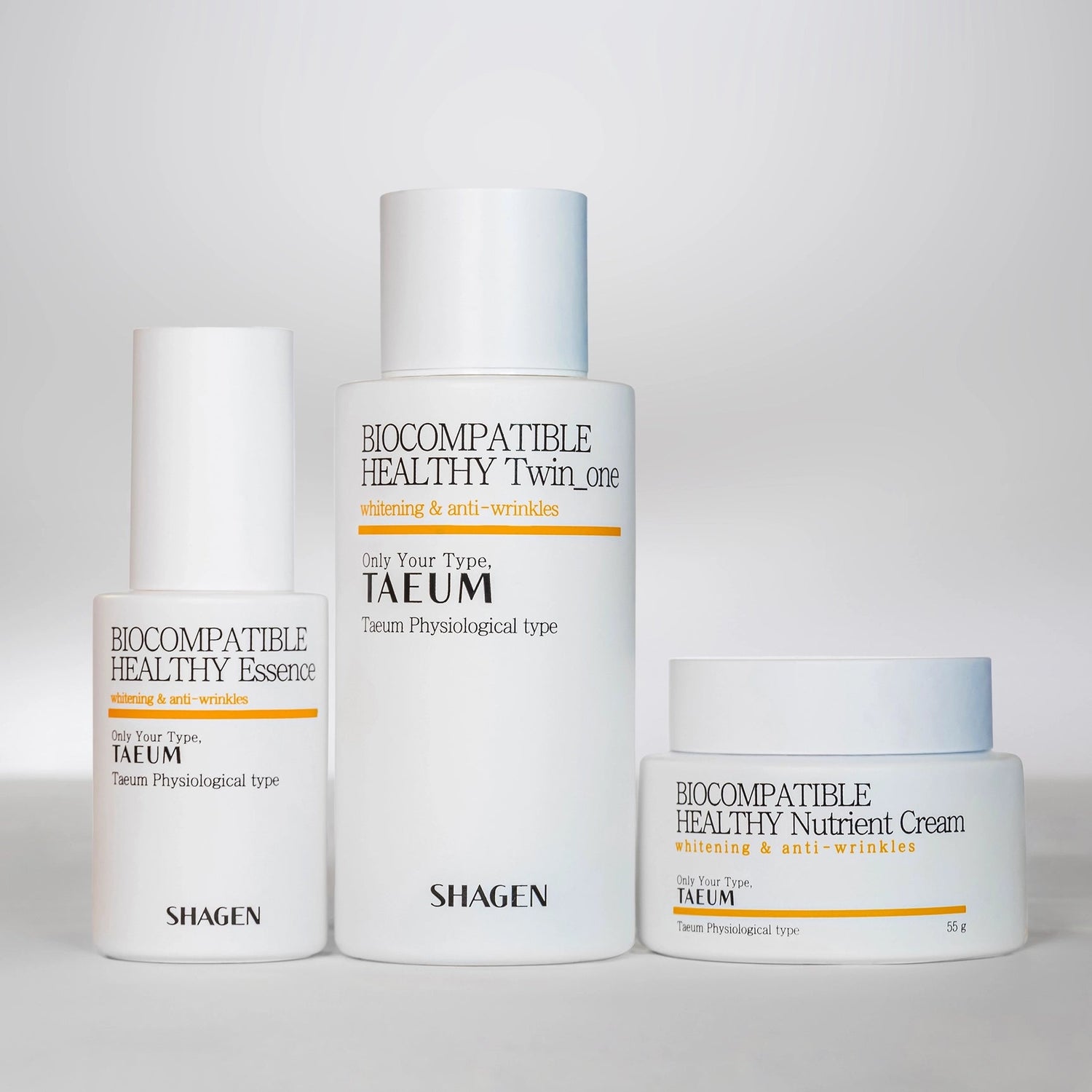 Shagen Taeum (YELLOW) Energy Type 3-Step Set - Fourfold Effect - Total 240ml