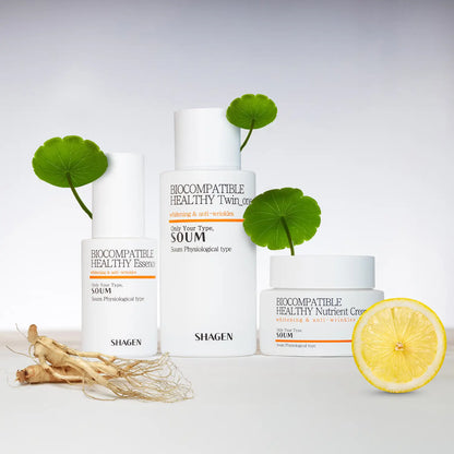 Shagen Soum (ORANGE) Energy Type 3-Step Set - Fourfold Effect - Total 240ml