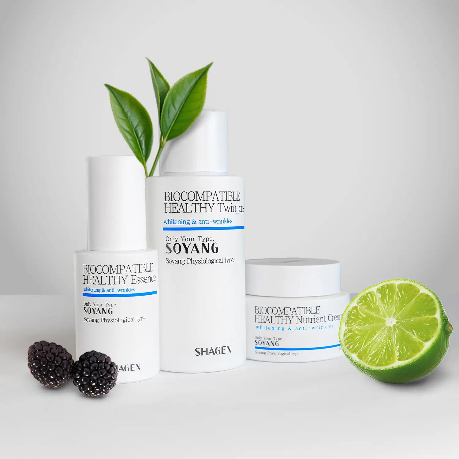 Shagen Soyang (BLUE) Energy Type 3-Step Set - Fourfold Effect - Total 240ml