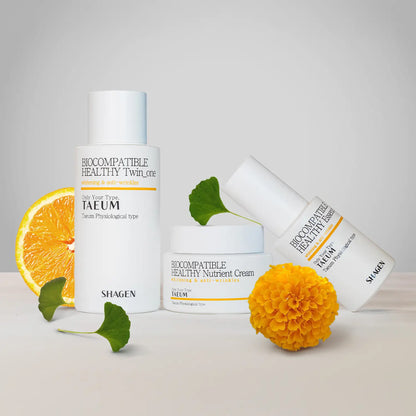 Shagen Taeum (YELLOW) Energy Type 3-Step Set - Fourfold Effect - Total 240ml