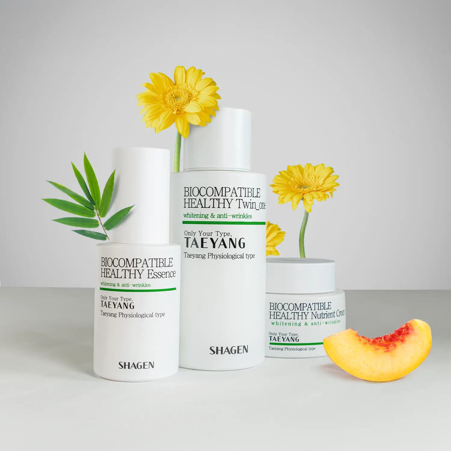 Shagen Taeyang (GREEN) Energy Type 3-Step Set - Fourfold Effect - Total 240ml